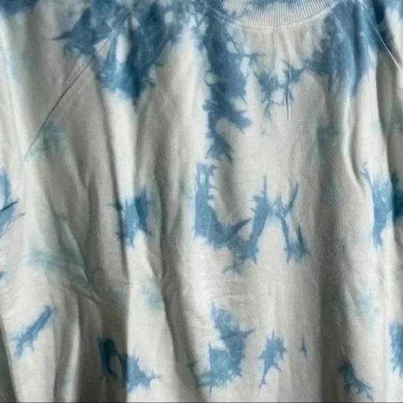 Lucky Brand tie dye sweatshirt blue/white large - Picture 6 of 8